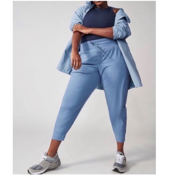 ATHLETA Trekkie North Plus Size Jogger Pants in Cottage Blue Size 18 NEW - Picture 16 of 16